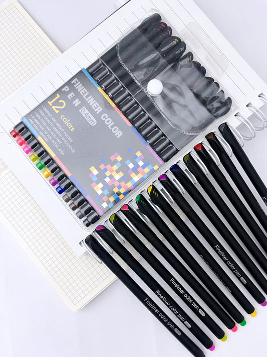 Fineliner Colored Pens Set - ShopHaul