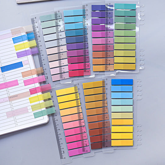 Gradient Index Transparent Sticky Tabs