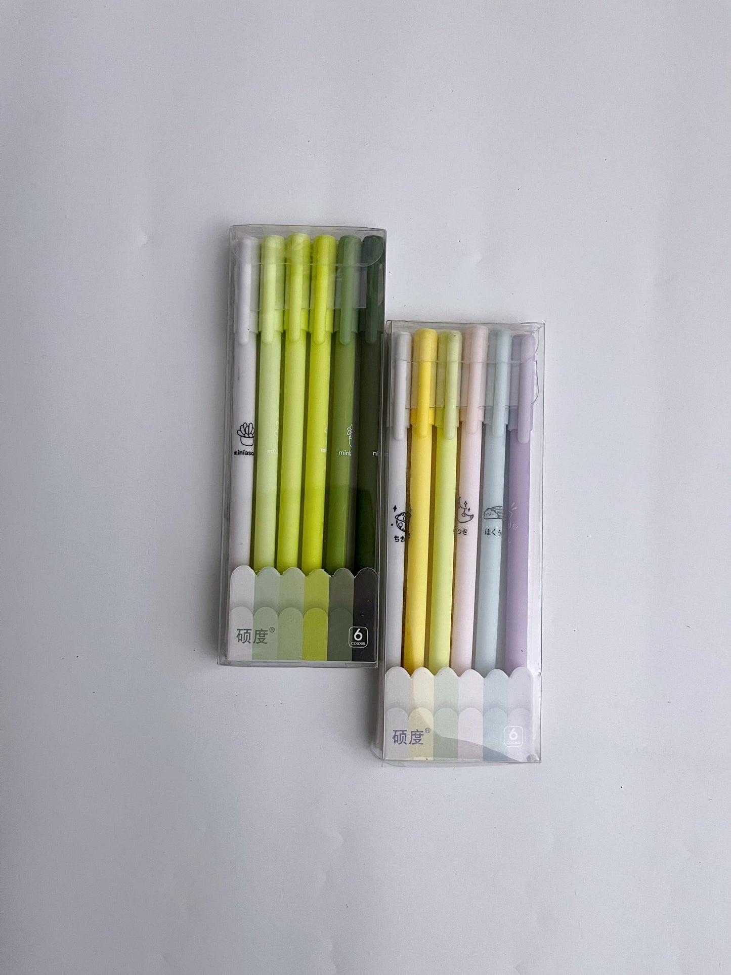 Morandi Gradient Black Gel Pens - ShopHaul