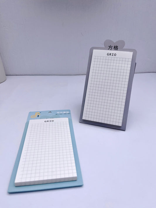 Gridded Sheets Notepad (Has Desktop Stand) - ShopHaul