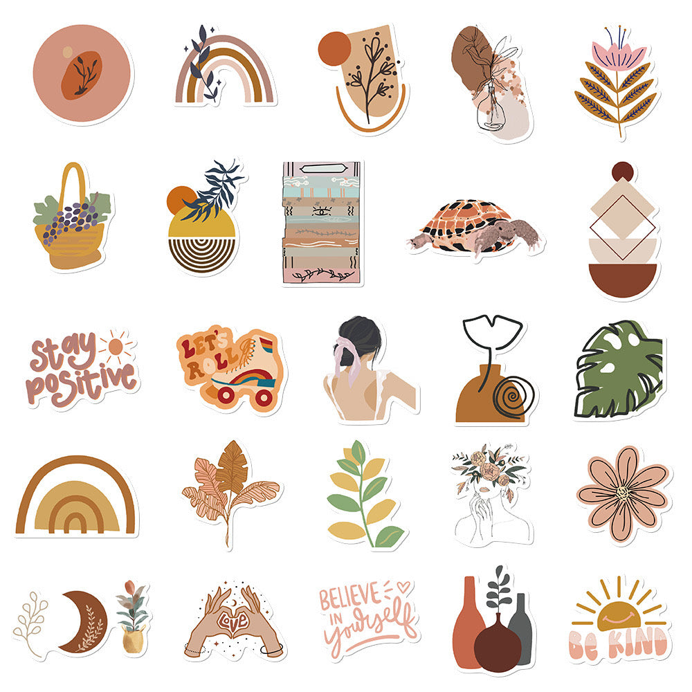 Bohemian / Cute Aesthetic Stickers - ShopHaul