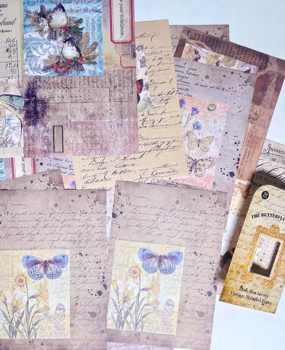 Retro Material Papers Set - ShopHaul