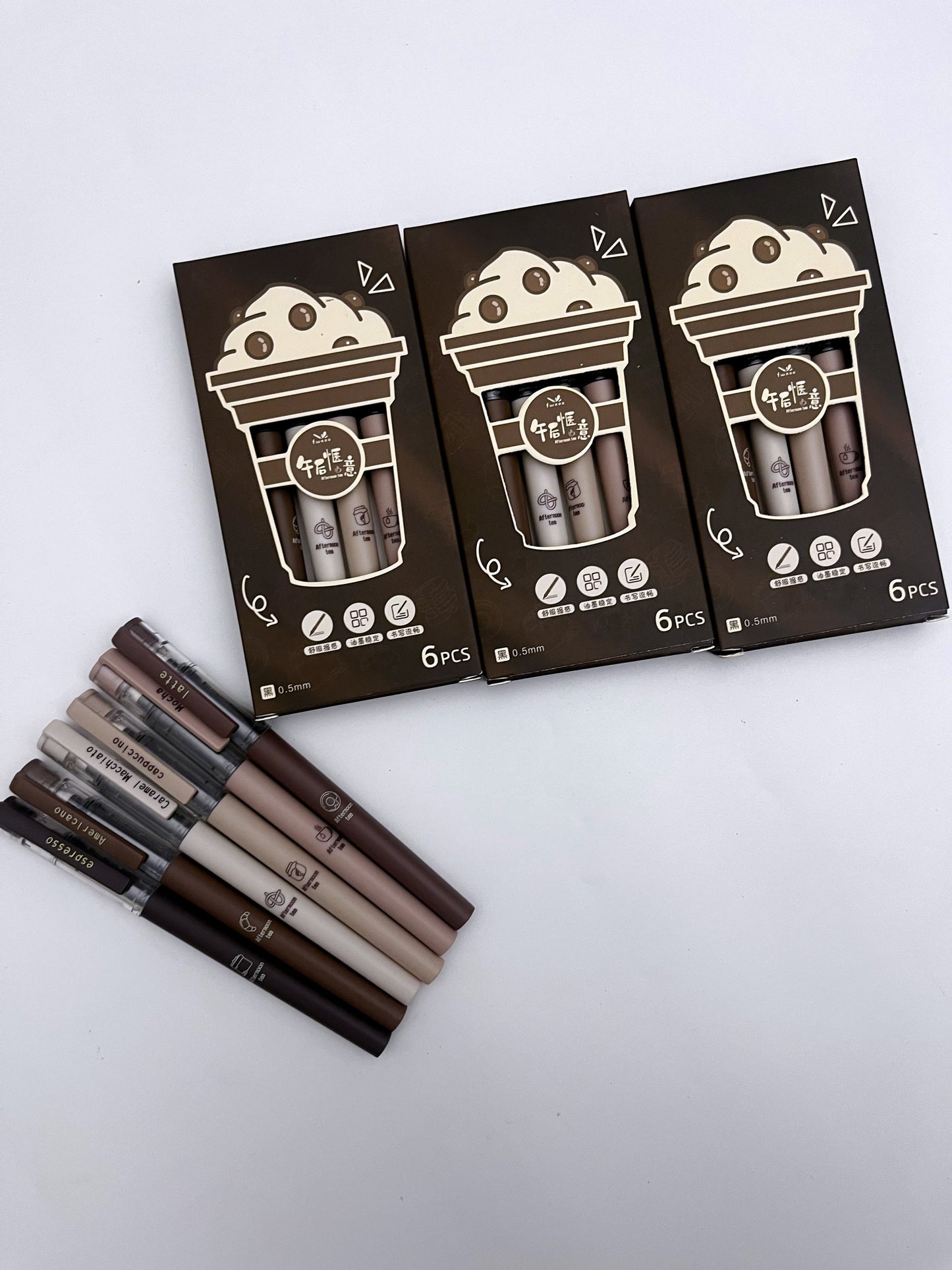 Coffee Rollerball Black Ink Pens - ShopHaul