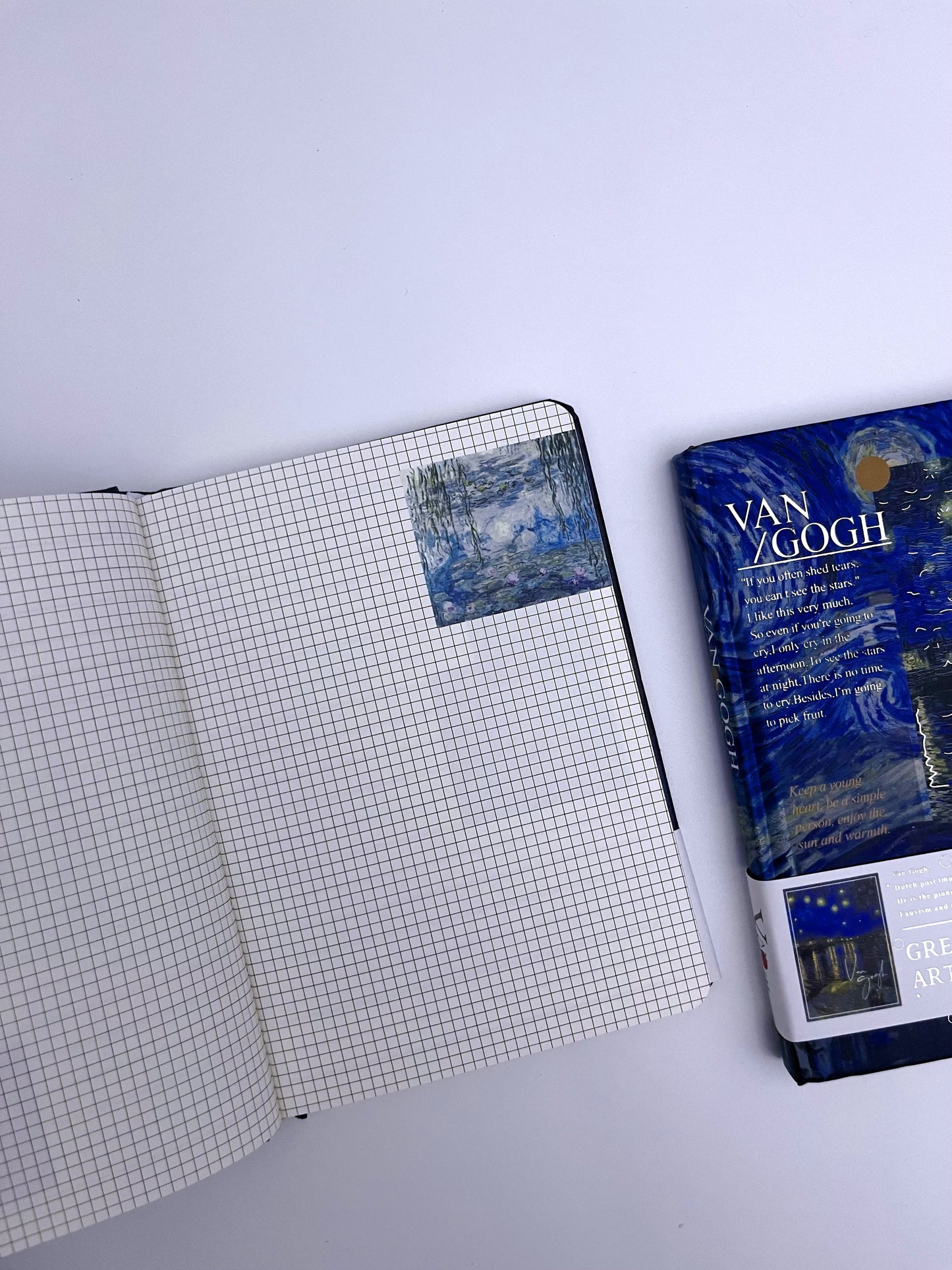 Retro Van Gogh Painting Journal / Notebook (Lined and Gridded Pages) - ShopHaul