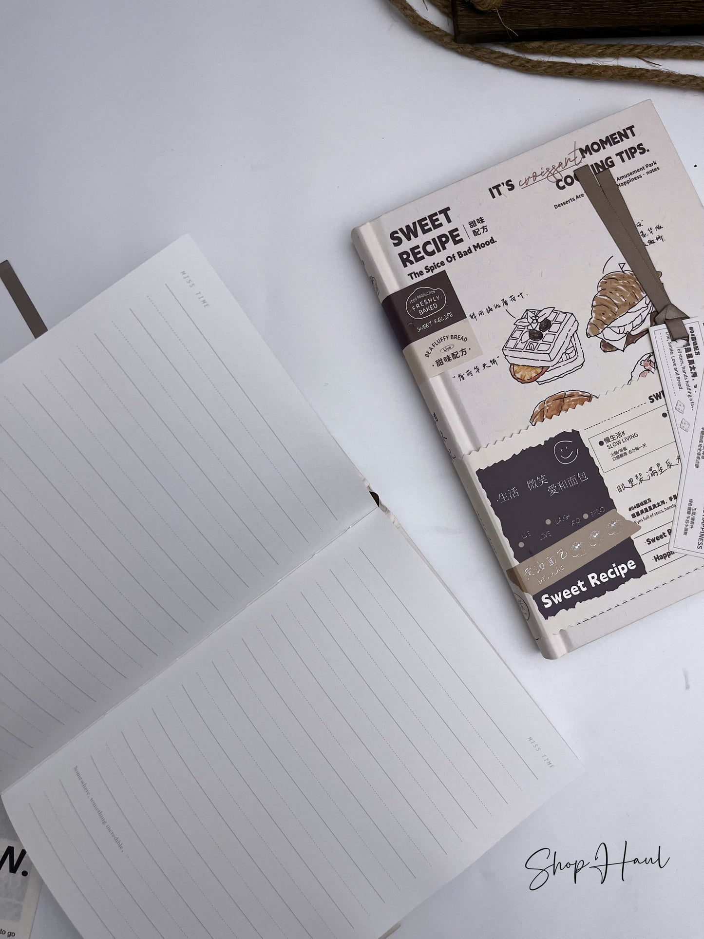 Sweet Recipe Lined Sheets A5 Journal