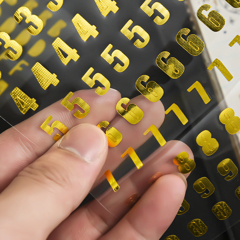 Alphabet / Numbers Sticker Sheets