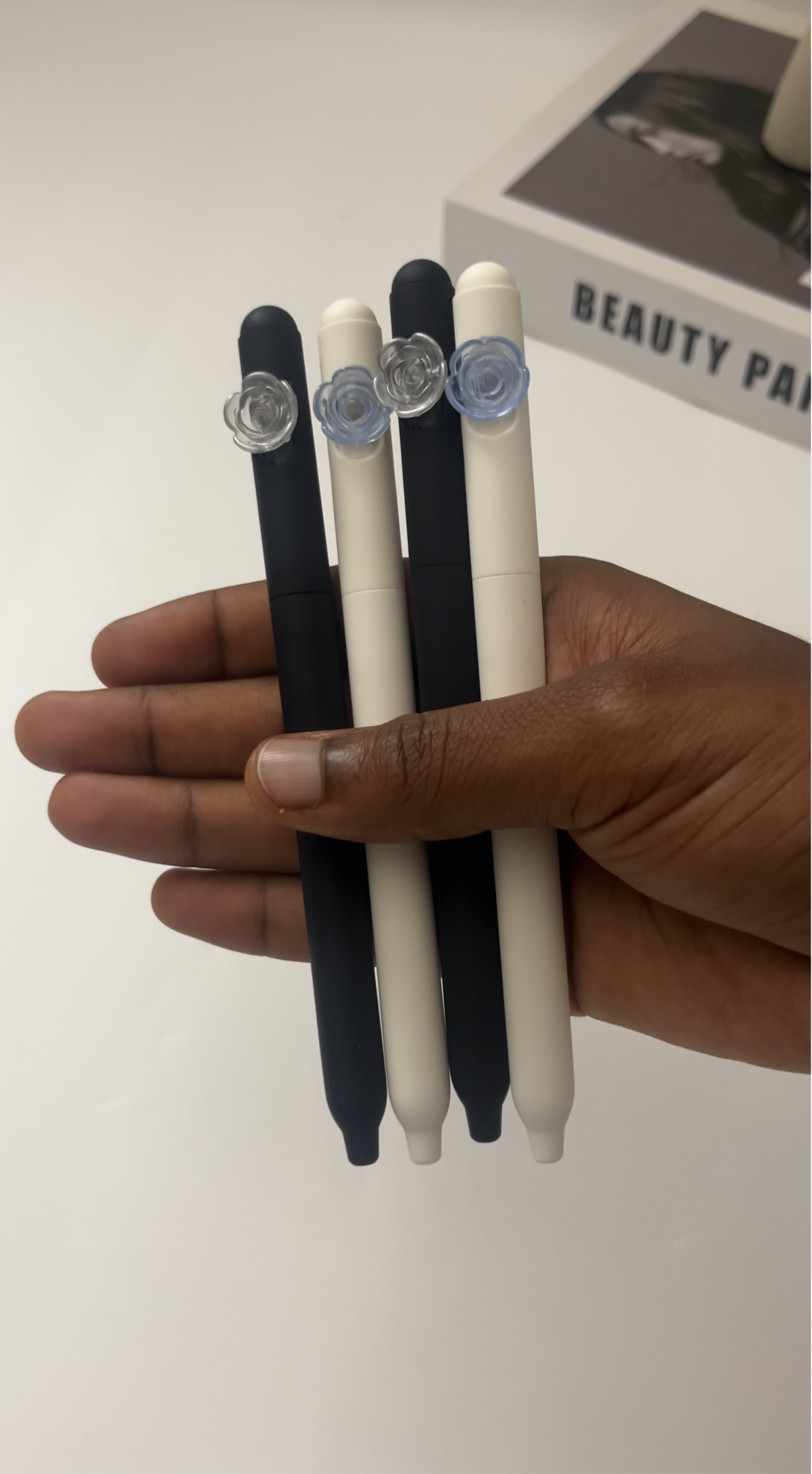 Cute Black Ink Pens Set (4pcs) - 0.5mm - ShopHaul