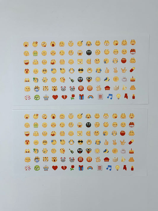 Emoji Stickers Sheet