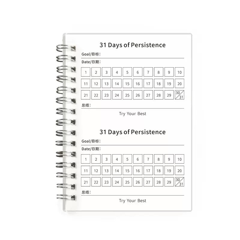 A6 Daily Check-in / Habit Tracking Book
