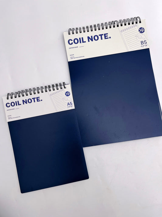 Flip-up A5 / B5 Spiral Coil Notebook