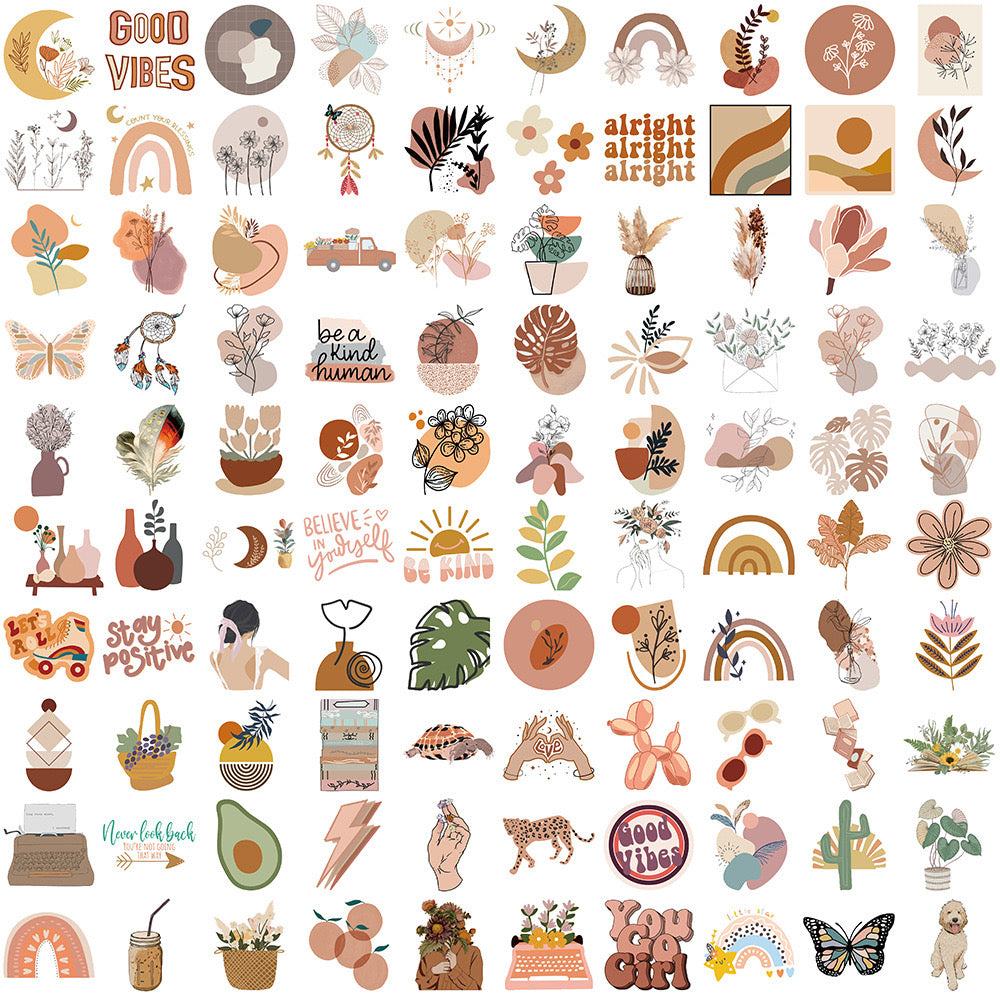 Bohemian / Cute Aesthetic Stickers - ShopHaul
