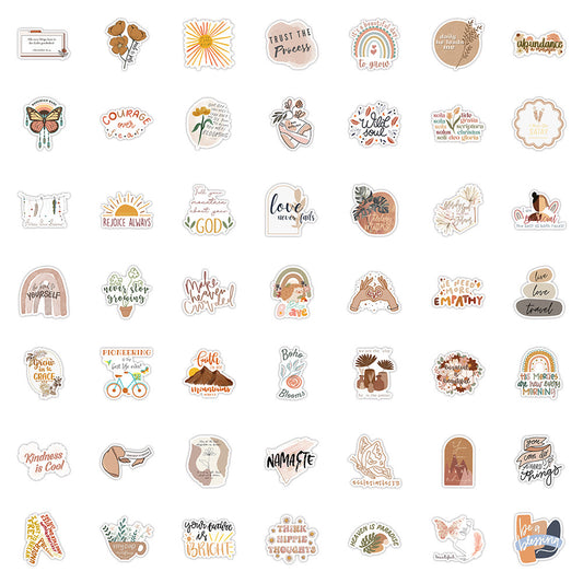 Inspirational / Bohemian/ Christian Stickers Mix