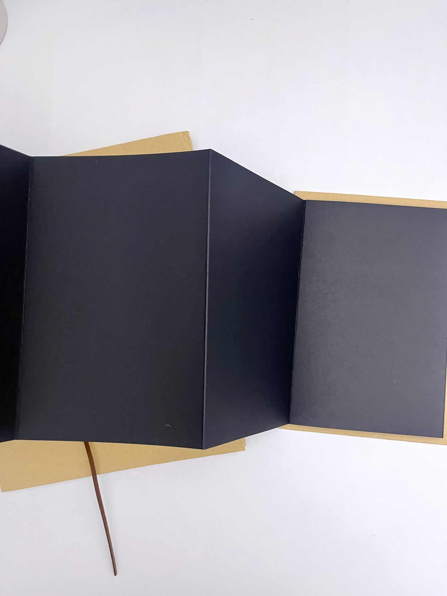 Organ Folding Scrapbook / Photo Black Sheets Album - ShopHaul