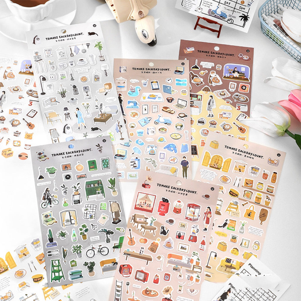Day Stickers Sheet - ShopHaul