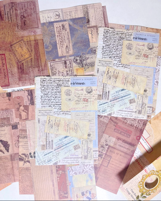 Retro Material Papers Set - ShopHaul