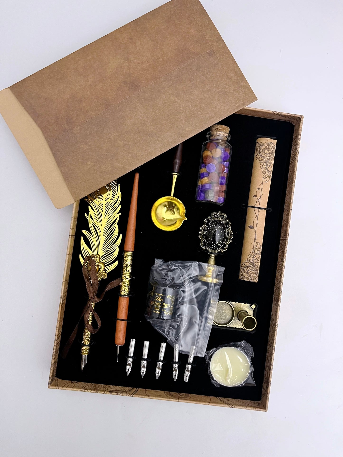 Calligraphy + Wax Sealing + Letter Writing Set