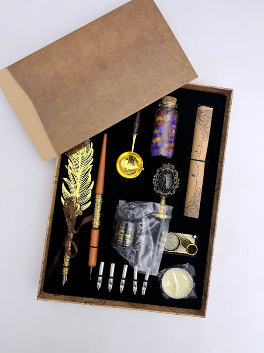 Calligraphy + Wax Sealing + Letter Writing Set