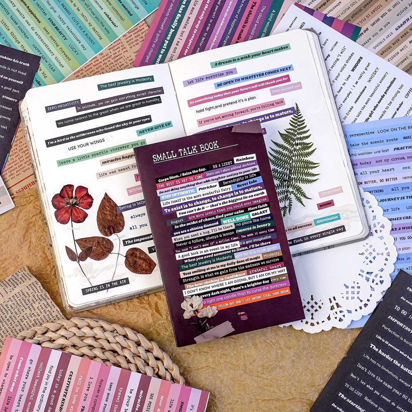 Small Talk Sticker Book (60 sheets) - ShopHaul