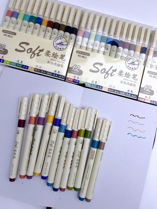 Soft Brush / Calligraphy Pens Set - ShopHaul