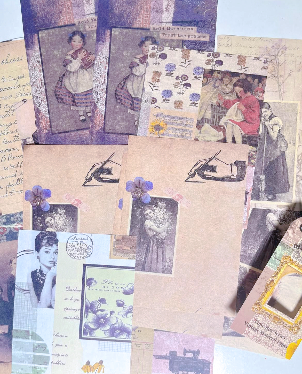 Retro Material Papers Set - ShopHaul