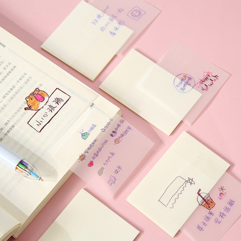 PET Transparent Sticky Notes