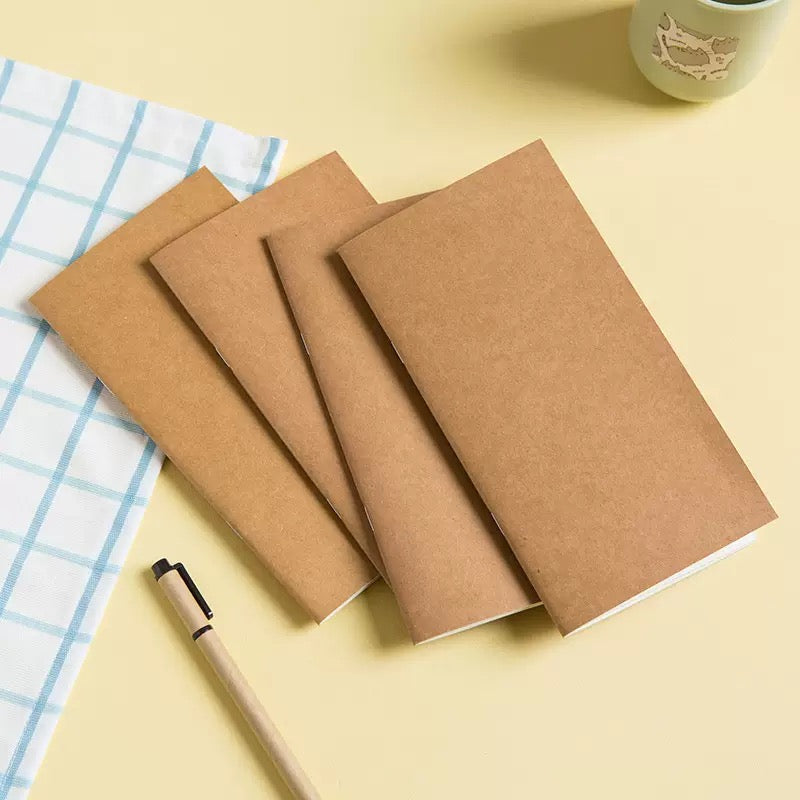 Retro Leather Traveler's Notebook / Journal (LINED, DOTGRID, SQUARE GRID SHEETS)