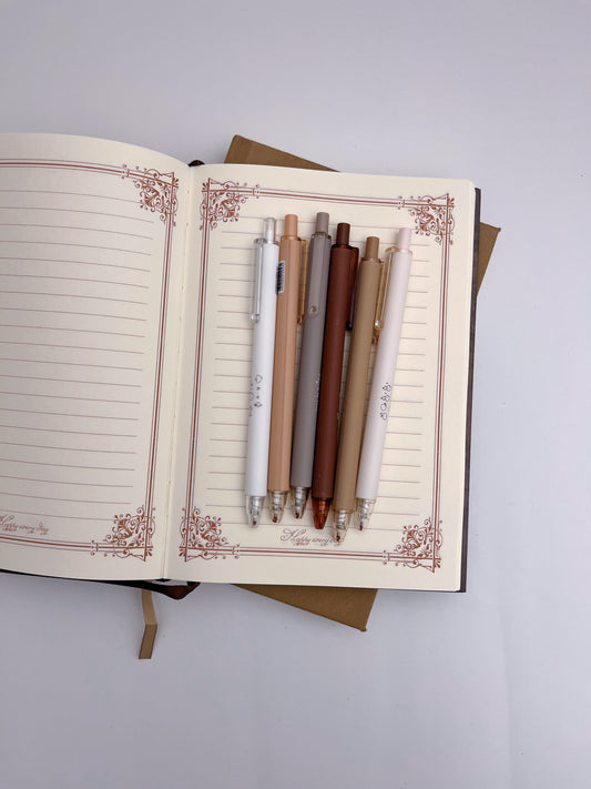 Colourful Black Ink Gel Pens - ShopHaul