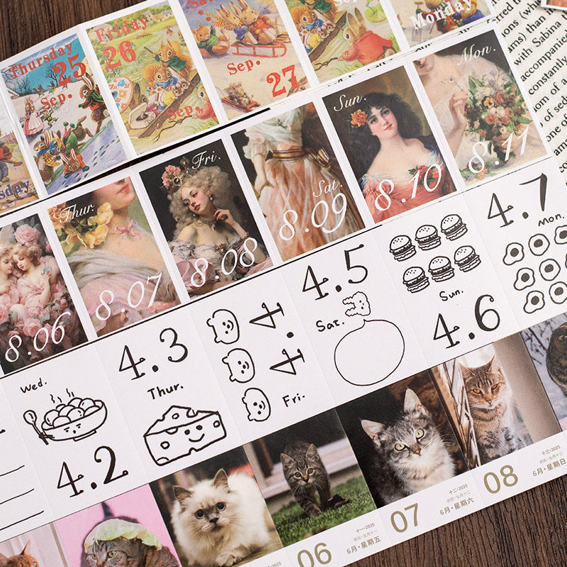 2025 Dated Calendar Sticker Book - ShopHaul
