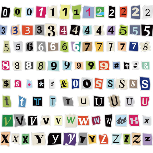 200 pcs Alphabet Stickers - ShopHaul
