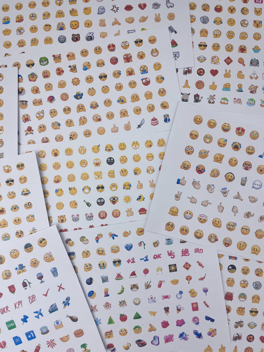 Emoji Stickers Sheet