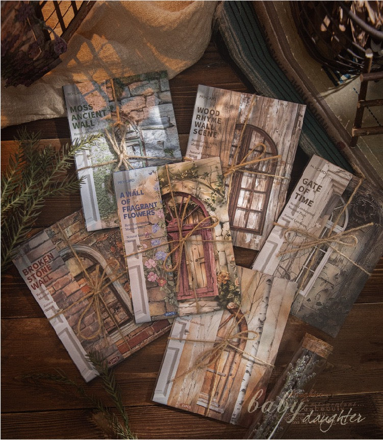 Retro Landscaping Material Paper