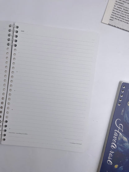 B5 Spiral Lined Notebook (120 pages)