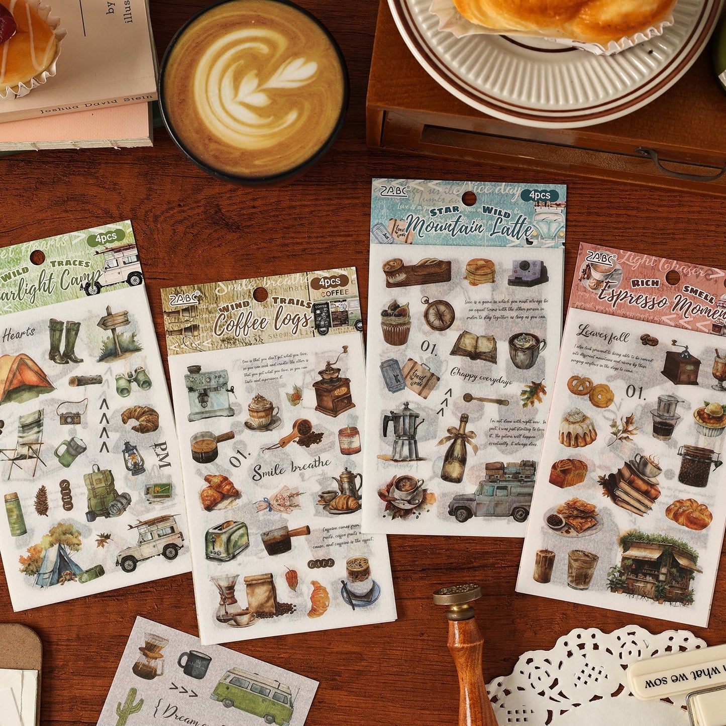 Sticker Sheets Set (4 sheets)