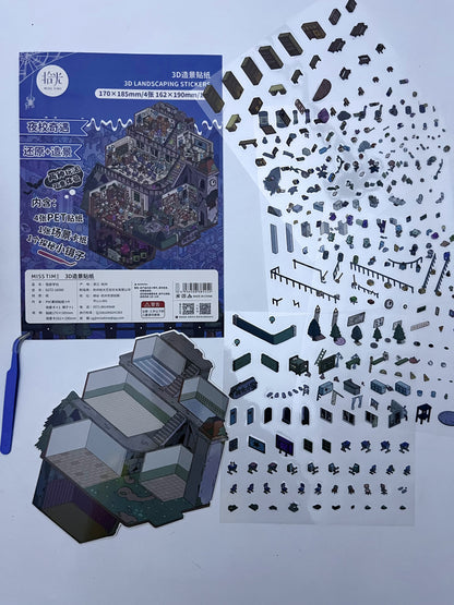 3D Landscaping Stickers