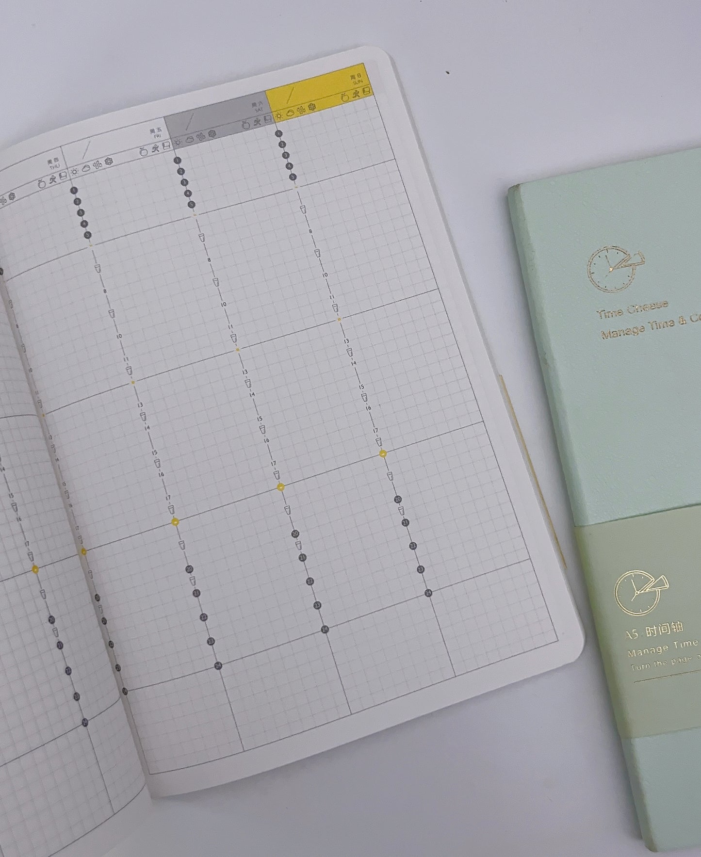Kinbor A5 Undated Life Planner Book - 192 pages