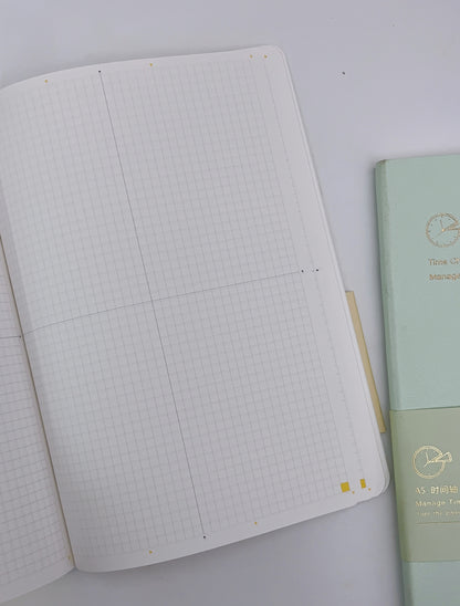 Kinbor A5 Undated Life Planner Book - 192 pages