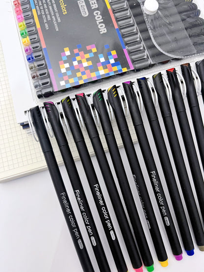 Fineliner Colored Pens Set - ShopHaul