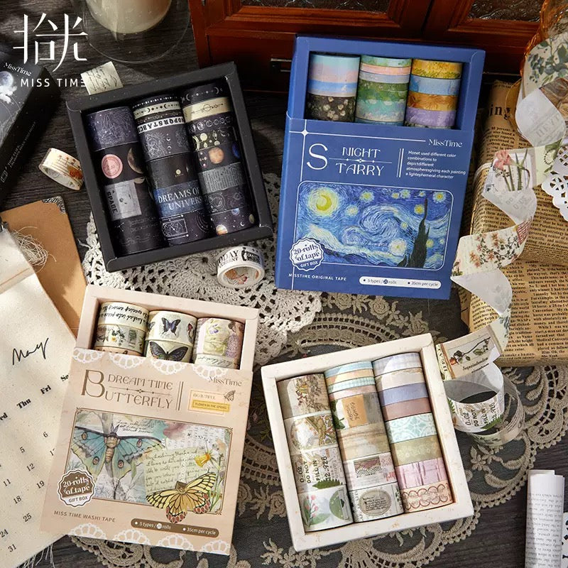 Starry Night Series Washi Tapes (20 pcs)