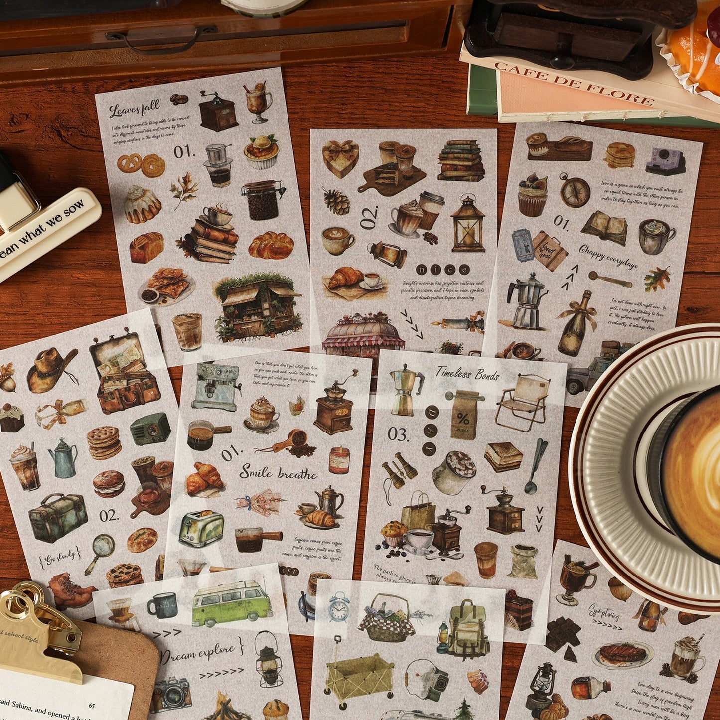 Sticker Sheets Set (4 sheets)