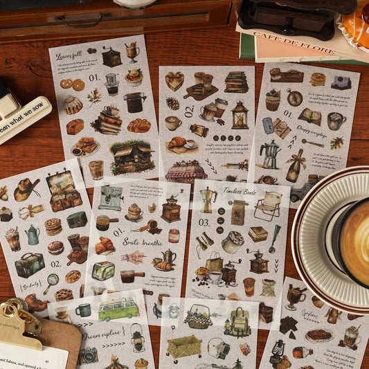 Sticker Sheets Set (4 sheets)