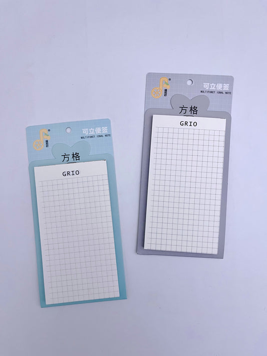 Gridded Sheets Notepad (Has Desktop Stand) - ShopHaul
