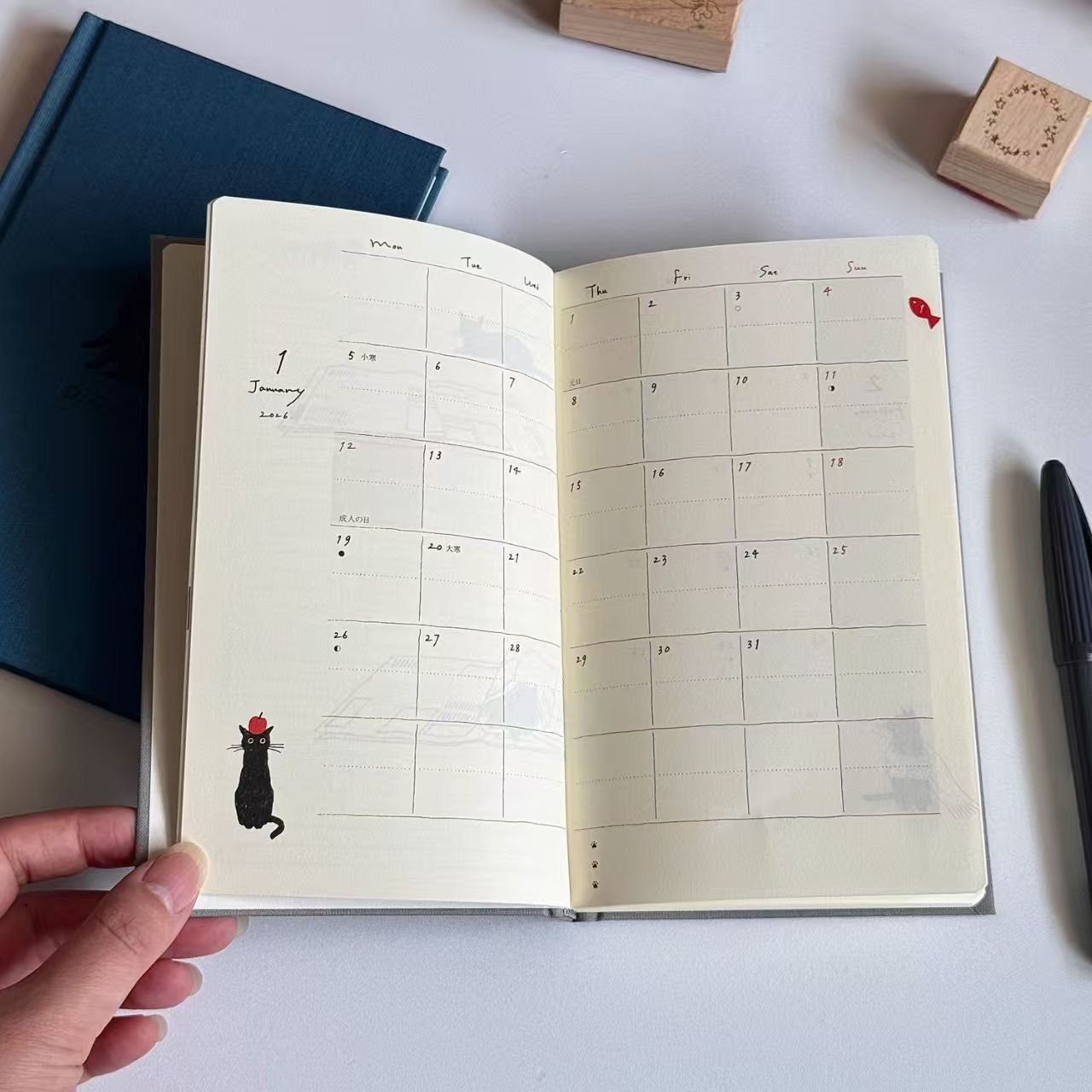 Cat Style 2026 Planner / Journal