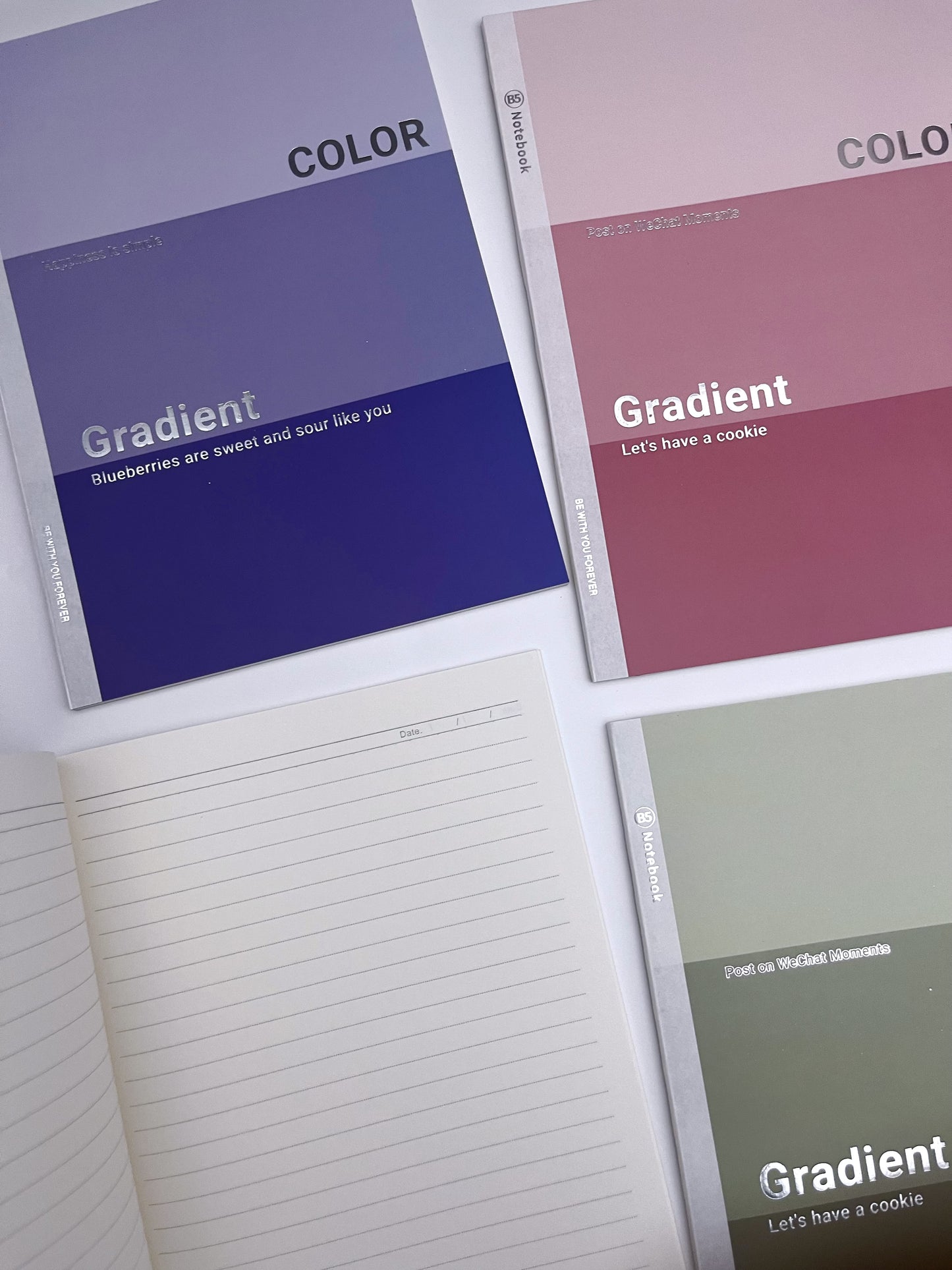 Gradient B5 Notebook (160 Pages)