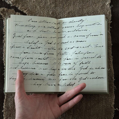 Mini A6 size Sketchbook (Grid Lines)