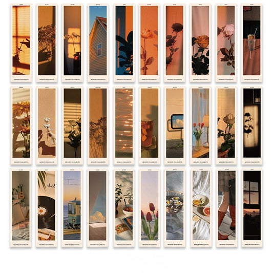 Memory Fragments Paper Bookmark