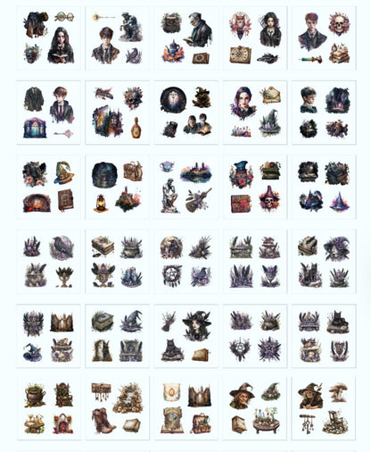 PET Stickers Box (100 mini sheets)