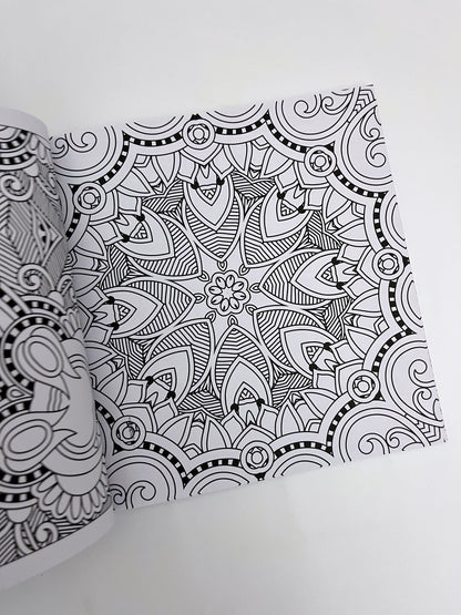 Large-sized Zen Mandalas Coloring Book (100 sheets)