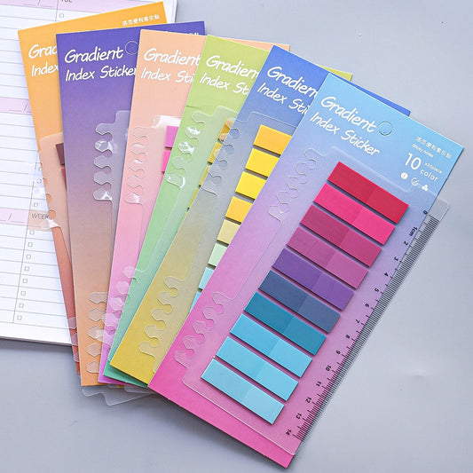 Gradient Index Transparent Sticky Tabs