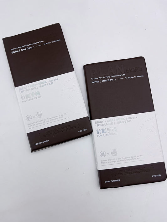 Undated Daily Planner Boolk
