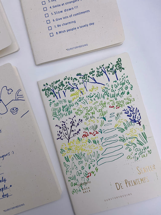 A5 Stitched Notebook (80g, 92pages)